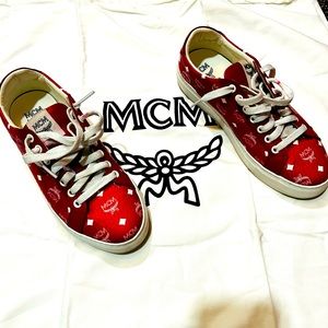 MCM Red Sneakers